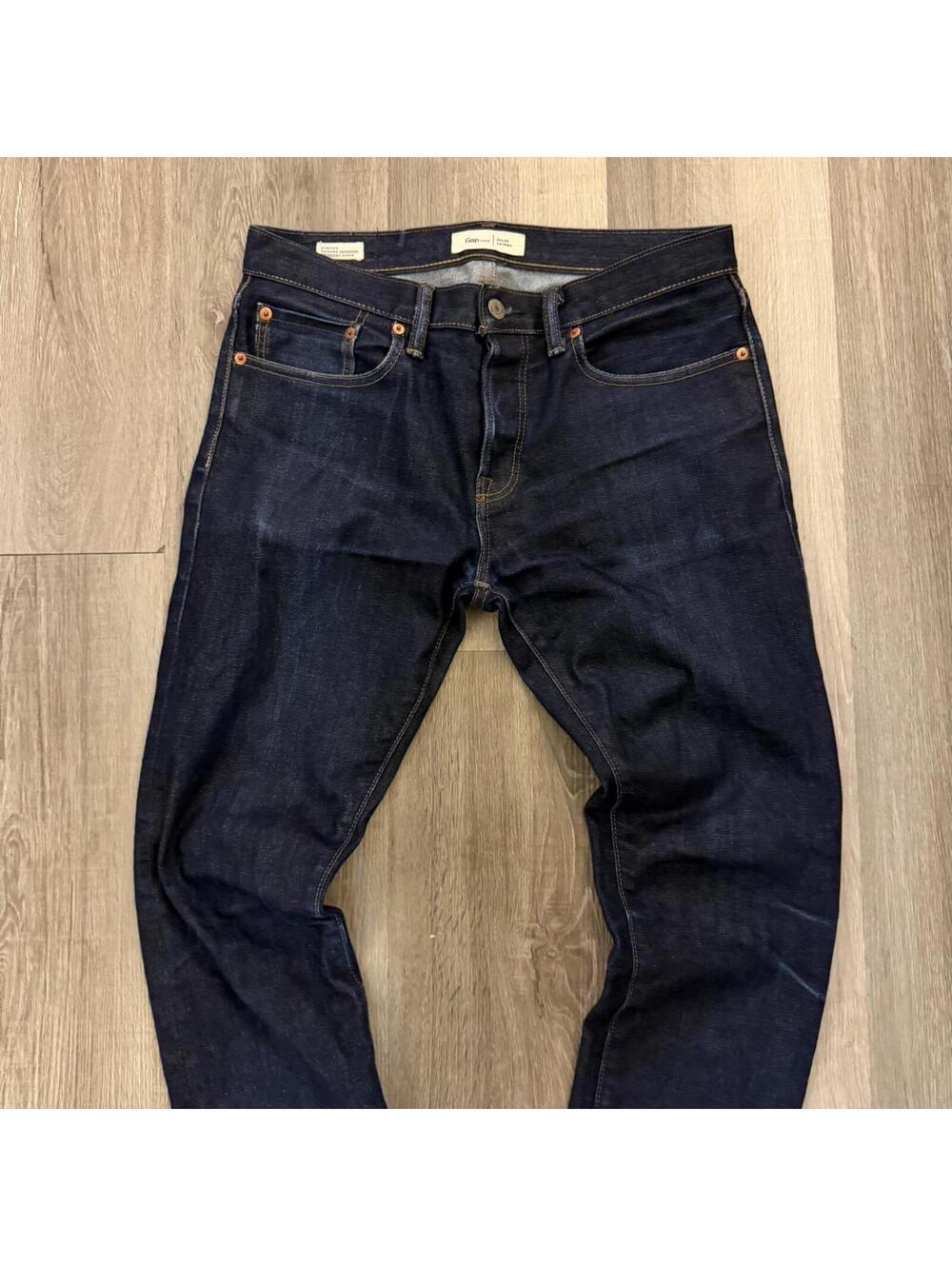 Gap japanese Selvedgeskinny jeans in navy blue, size 30x30 #denim #skinny - Picture 4 of 8